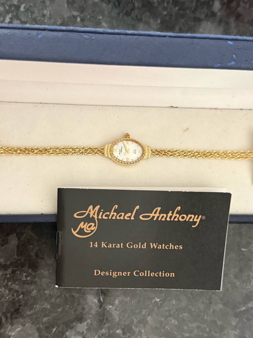 Vintage Michael Anthony 14K Solid Gold Women’s Watch